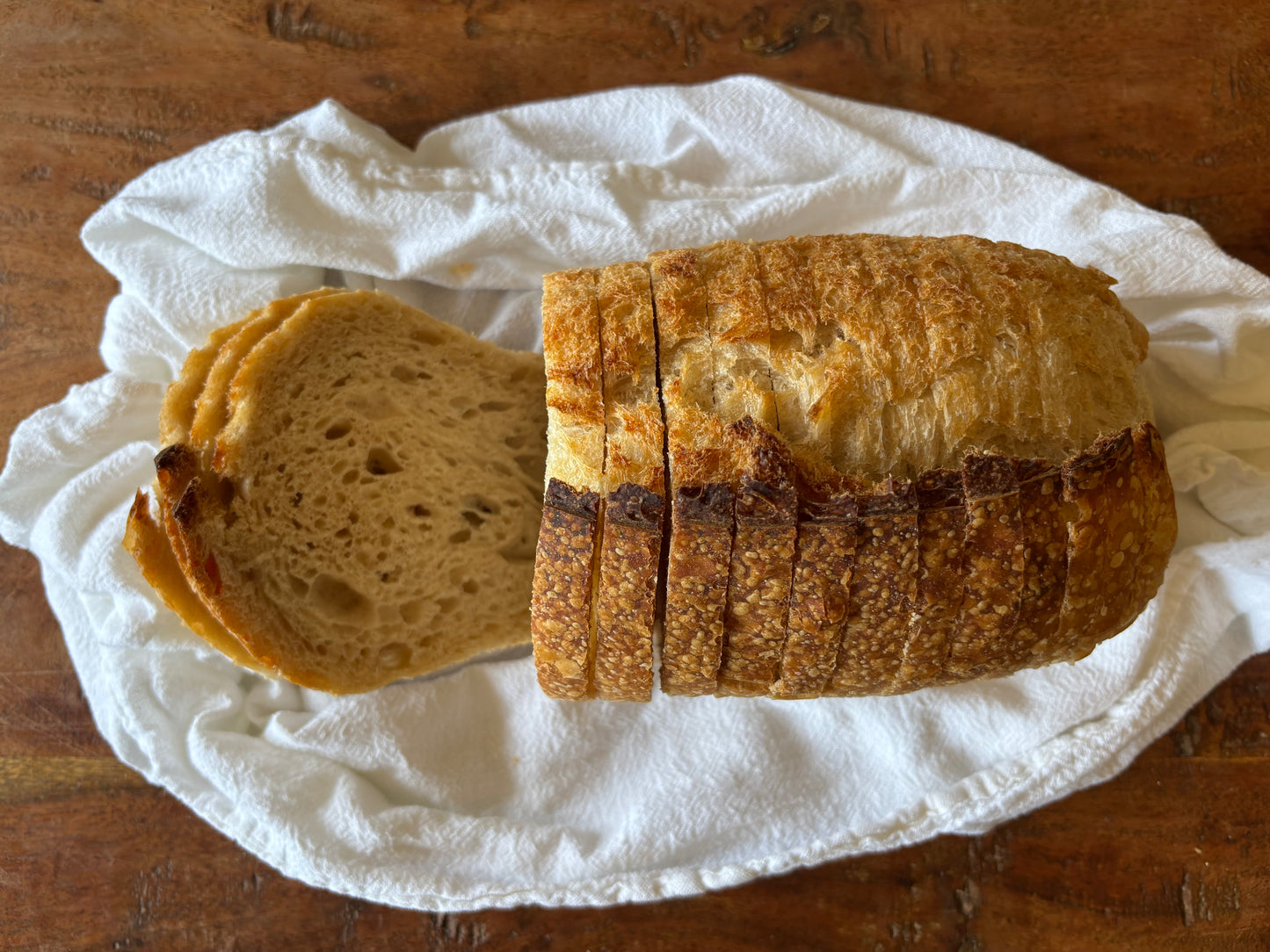 Sourdough Country Tin Loaf (Sliced)